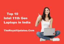 Intel 11th Gen Laptops India